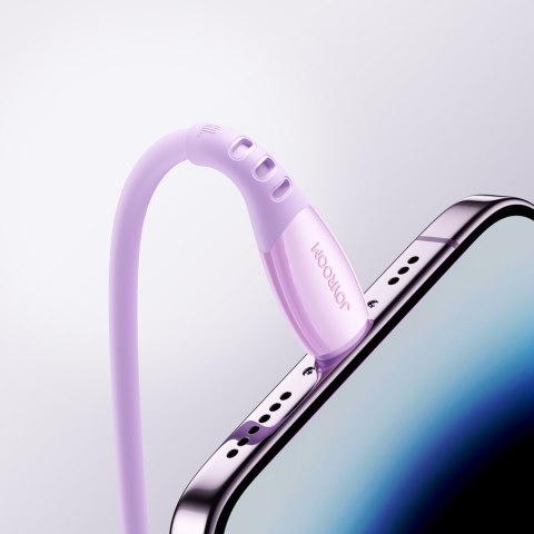 Kabel przewód USB-C Vibrant Series 60W 1.2m - fioletowy JOYROOM