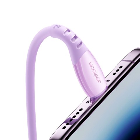 Kabel przewód USB-C - iPhone Lightning Vibrant Series 30W 1.2m - fioletowy JOYROOM