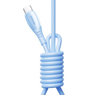 Kabel przewód USB-C - iPhone Lightning Vibrant Series 30W 1.2m - niebieski JOYROOM