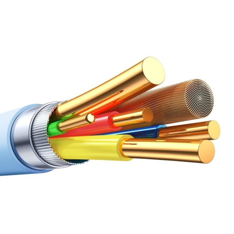 Kabel przewód USB-C - iPhone Lightning Vibrant Series 30W 1.2m - niebieski JOYROOM