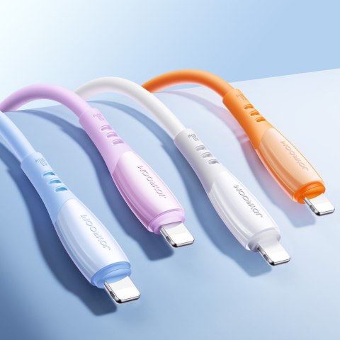 Kabel przewód USB-C - iPhone Lightning Vibrant Series 30W 1.2m - niebieski JOYROOM