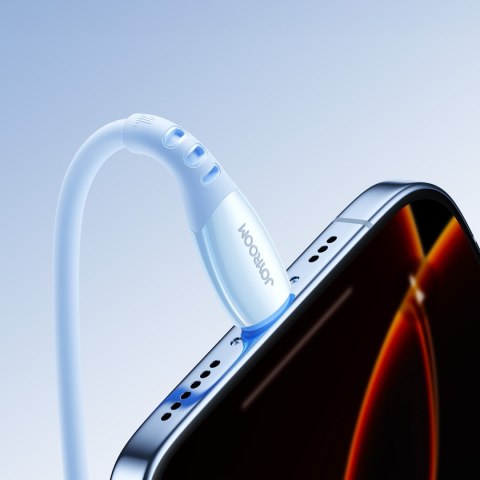 Kabel przewód USB-C - iPhone Lightning Vibrant Series 30W 1.2m - niebieski JOYROOM