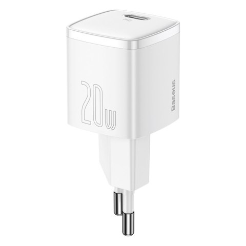 Ładowarka sieciowa USB-C PD Cube 20W - biała BASEUS