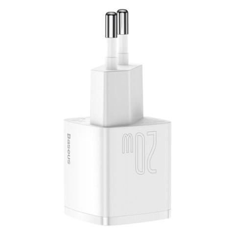Ładowarka sieciowa USB-C PD Cube 20W - biała BASEUS