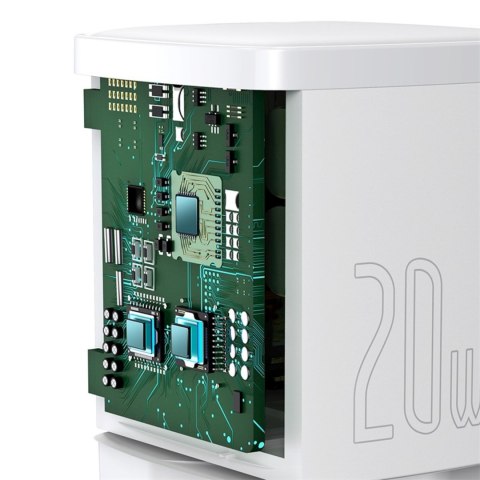 Ładowarka sieciowa USB-C PD Cube 20W - biała BASEUS