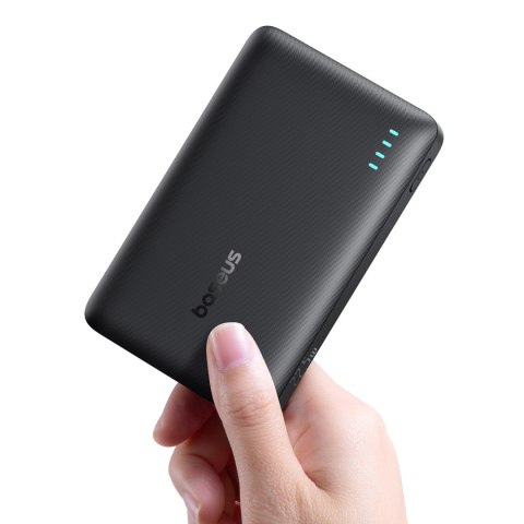 Powerbank 10000mAh 22.5W EnerFill FP21 USB-A USB-C z kablem USB-C - czarny BASEUS