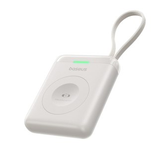Powerbank 1640 mAh 5W EnerFill FW11 do Apple Watch z wbudowanym kablem - biały BASEUS