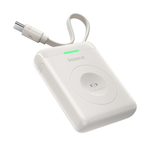 Powerbank 1640 mAh 5W EnerFill FW11 do Apple Watch z wbudowanym kablem - biały BASEUS