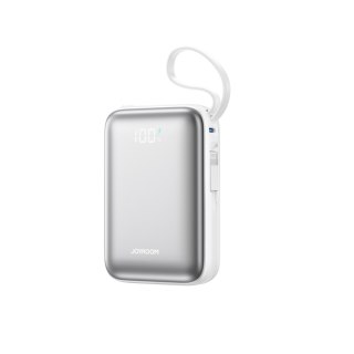 Powerbank 20000mAh 22.5W USB-C z podwójnym kablem - biały JOYROOM