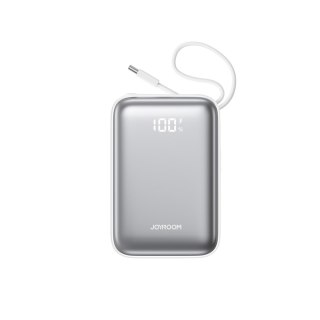 Powerbank 20000mAh 22.5W USB-C z podwójnym kablem - biały JOYROOM