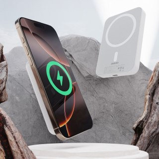 Powerbank K26 10000mAh 20W USB-A USB-C MagSafe - biały DUDAO