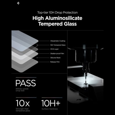 Szkło hartowane na Samsung Galaxy S26+ z aplikatorem Glas.Tr Ez Fit Pro HD SPIGEN