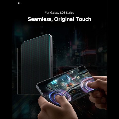 Szkło hartowane na Samsung Galaxy S26+ z aplikatorem Glas.Tr Ez Fit Pro HD SPIGEN