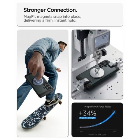 Etui pokrowiec case na Samsung Galaxy S26 Ultra Tough Armor Mag MagSafe - zielone