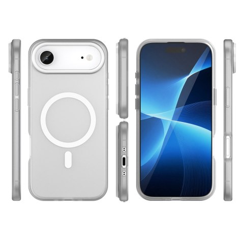 Etui pokrowiec na iPhone 17 Air Magnetic Abrasive MagSafe - matowe białe HURTEL