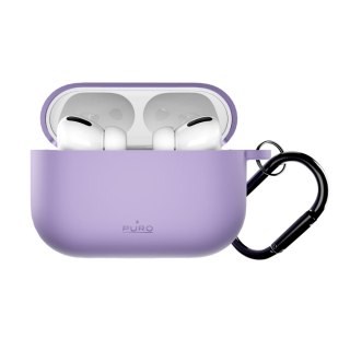 Etui pokrowiec na słuchawki AirPods Pro 3 Icon - fioletowy PURO
