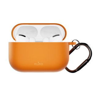 Etui pokrowiec na słuchawki AirPods Pro 3 Icon - pomarańczowy PURO