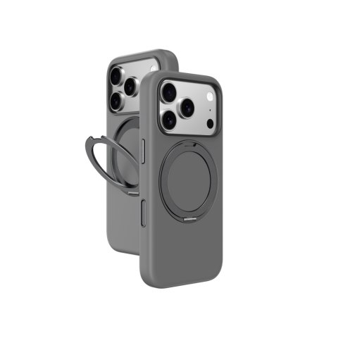 Etui pokrowiec z podstawką na iPhone 17 Pro Cloudie - szary AmazingThing