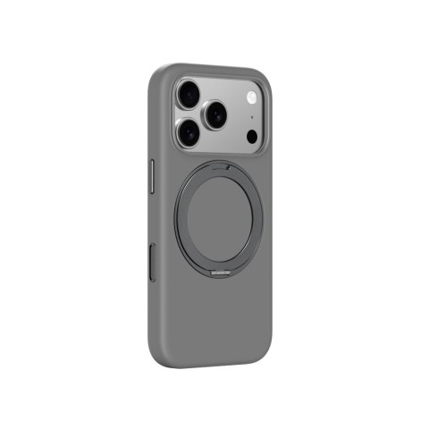 Etui pokrowiec z podstawką na iPhone 17 Pro Cloudie - szary AmazingThing