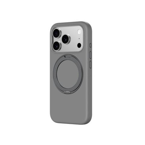 Etui pokrowiec z podstawką na iPhone 17 Pro Cloudie - szary AmazingThing
