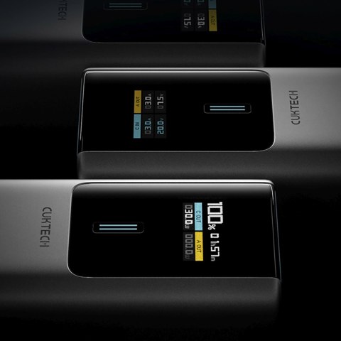 Powerbank 10000mAh USB-C USB-A 150W - szary CUKTECH