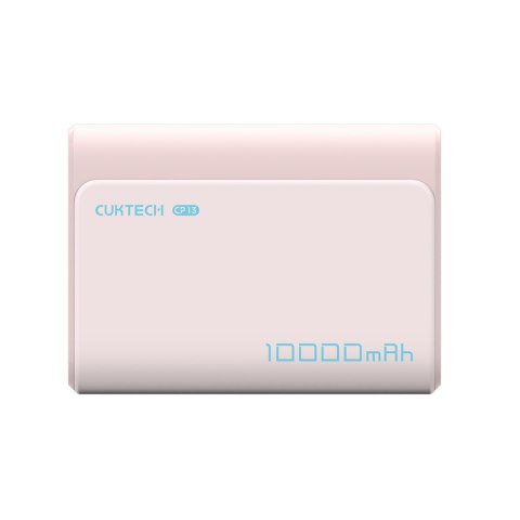Powerbank 10000mAh USB-C USB-A 30W - różowy CUKTECH