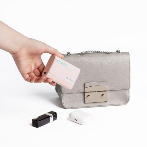 Powerbank 10000mAh USB-C USB-A 30W - różowy CUKTECH