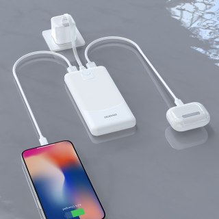 Powerbank 20000mAh USB-A K10Pro 2.4A - biały DUDAO