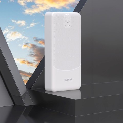 Powerbank 20000mAh USB-A K10Pro 2.4A - biały DUDAO