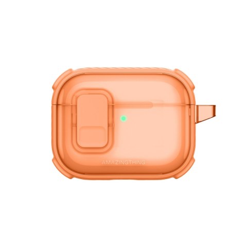 Etui ochronne do AirPods Pro 3 Titan Pro Mag Case Clear - pomarańczowe AmazingThing