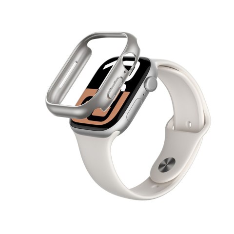 Etui pokrowiec do zegarka Apple Watch 46mm Minimal Case - srebrny AmazingThing