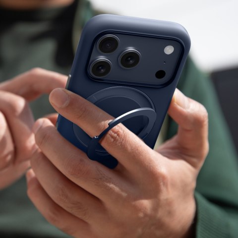Etui pokrowiec na iPhone 17 Pro Max z podstawką Cloudie - niebieski AmazingThing