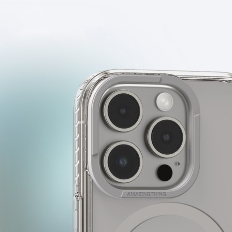 Etui silikonowe do iPhone 16 Pro Max Titan Pro Mag Case - szare AmazingThing
