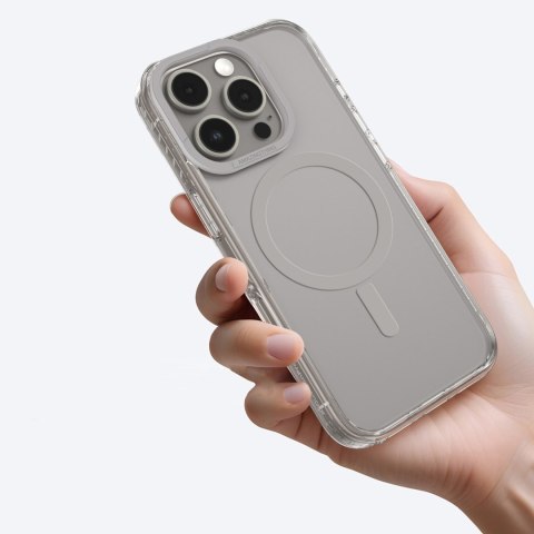 Etui silikonowe do iPhone 16 Pro Titan Pro Mag Case - szare AmazingThing