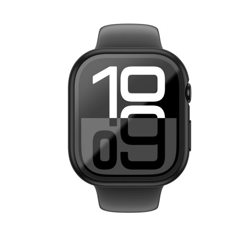 Etui ze szkłem hartowanym do Apple Watch 46mm Radix Glass - czarne AmazingThing