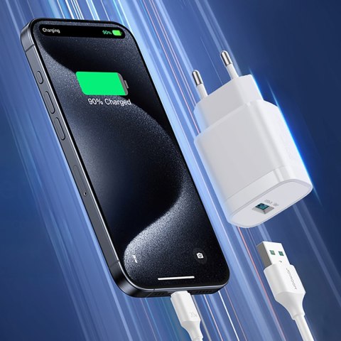 Ładowarka sieciowa USB-A 18W - biała JOYROOM