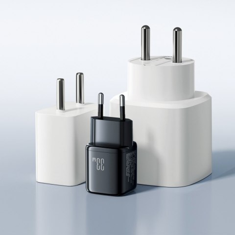 Ładowarka sieciowa USB-A USB-C 33W - czarna JOYROOM
