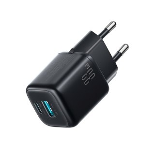 Ładowarka sieciowa USB-A USB-C z kablem USB-C - iPhone Lightning 33W - czarna JOYROOM