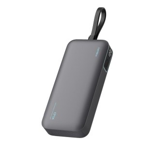 Powerbank 20000mAh USB-A USB-C ze zintegrowanym kablem 40W - szary CUKTECH