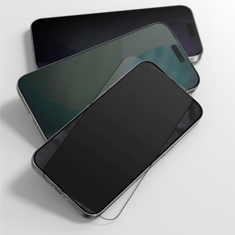 Szkło hartowane matowe prywatyzujące na iPhone 17 Pro Titan FusionFilter 7 AmazingThing