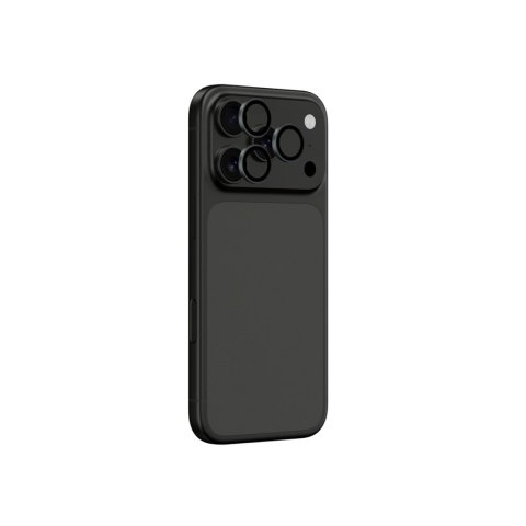Szkło na aparat do iPhone 17 Pro / Pro Max z szarą ramką aluminiową Lens Glass AmazingThing
