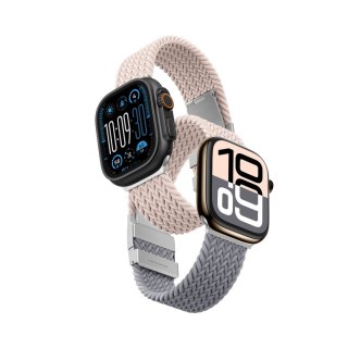 Zestaw 2 pasków do Apple Watch 42mm Blend Band - różowo-szary / różowy AmazingThing