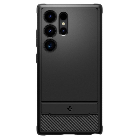 Etui pokrowiec na Samsung Galaxy S24 Ultra Rugged Armor - czarny mat SPIGEN