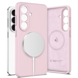 Etui pokrowiec na Samsung Galaxy S26+ Silicone MagSafe - różowy Tech-Protect