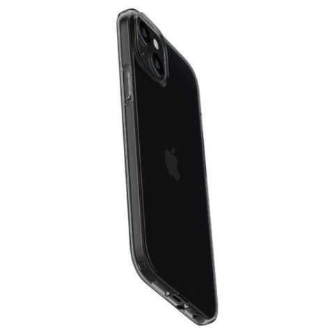 Etui pokrowiec na iPhone 15 Plus Crystal Flex - szaro przezroczysty SPIGEN