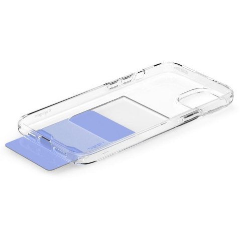 Etui pokrowiec na iPhone 15 Plus Crystal Slot - przezroczysty SPIGEN
