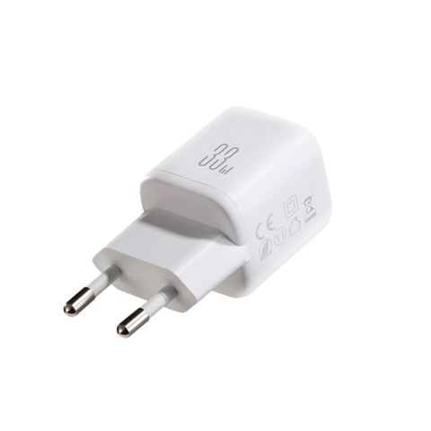 Ładowarka sieciowa USB-A USB-C 33W z kablem 60W USB-C do USB-C 1m - biała JOYROOM