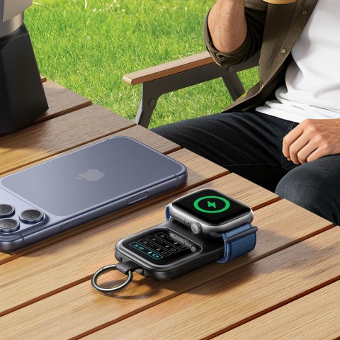 Powerbank 5000mAh z ładowaniem bezprzewodowym zegarka 5 W - czarny JOYROOM