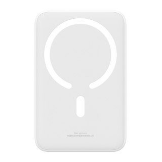 Powerbank magnetyczny 20000mAh 20W EnerFill FM41 z kablem USB-C 30cm - biały BASEUS