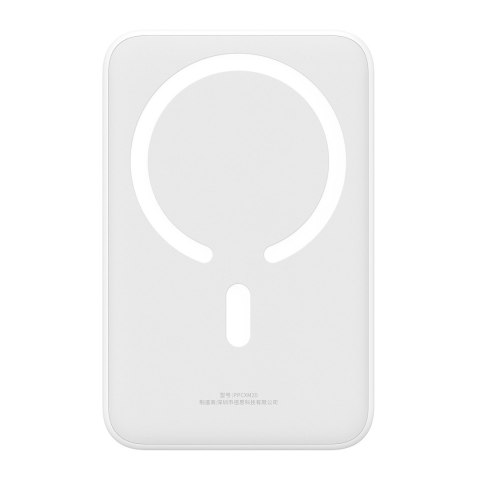 Powerbank magnetyczny 20000mAh 20W EnerFill FM41 z kablem USB-C 30cm - biały BASEUS